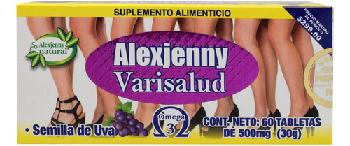 Varices Varisalud Alexjnenny 60 Tabs Semilla De Uva