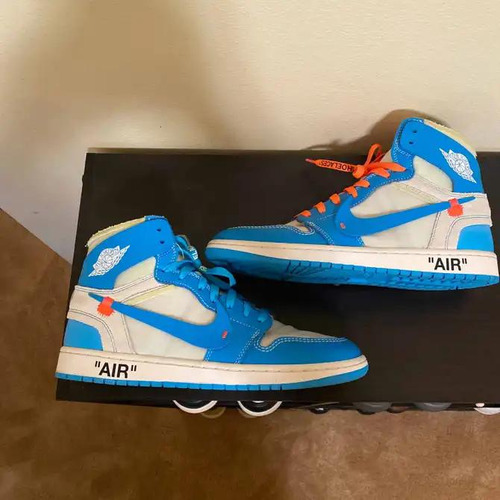 Tenis Air Jordan 1 Unc Off White 