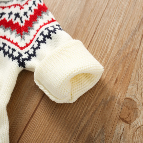 Conjunto Mameluco Tejido Bebé Con Gorro Y Estampado De Rayas