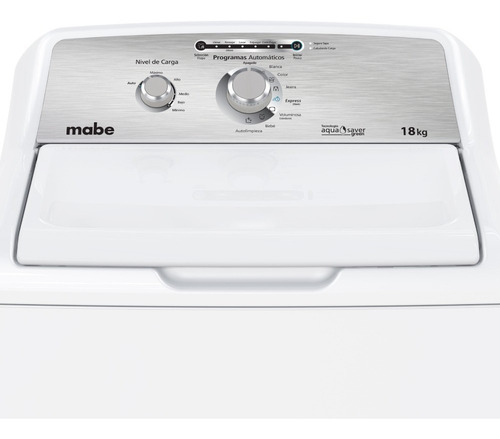 Lavadora automática Mabe LMA78112C blanca 18kg 127 V