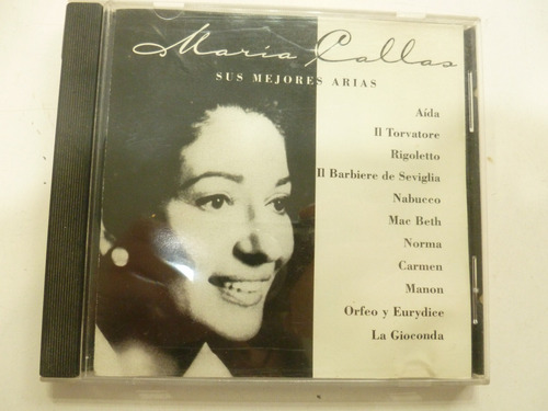 Cd Sus Mejores Arias, Maria Callas
