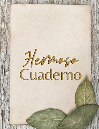 Hermoso Cuaderno: Cuaderno Bonito De Notas - Paginas Decorac