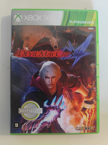 Devil May Cry 4 Xbox 360 Original Em Dvd Semi Novo 