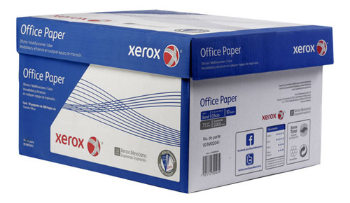Caja De Papel Cortado Bond Xerox 3m02041 Oficio 5000 Hojas
