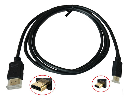 Tipo De Hdmi De Alta Velocidad Plateado Oro Tipo D A Hdmi Ca