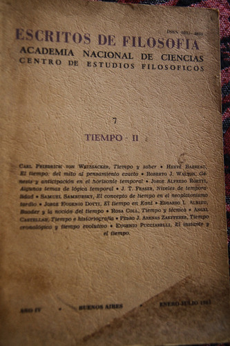 Revista Escritos De Filosofia N°6 - Razon I