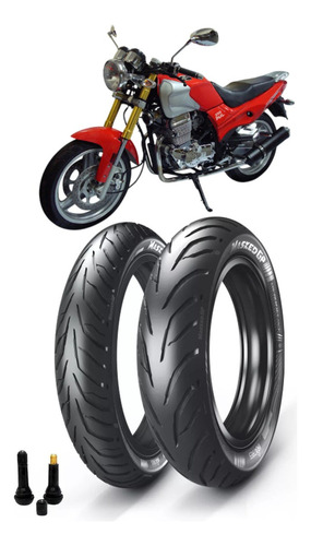 Par Pneu 110/70-17 + 140/70-17 Ira Masked Kahena 250 Dual