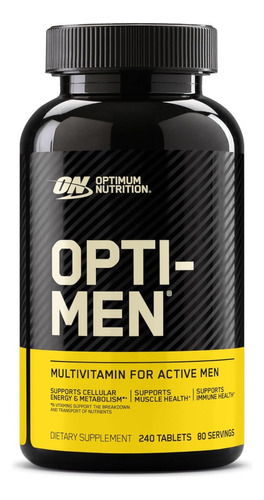 Multivitamínico Optimen Optimum Nutrition 240 Tabletas
