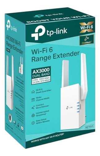 Extensor De Rango Con Wi-fi En Malla Inalámbrico 2402 Mbit/s