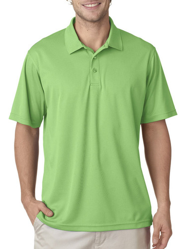 Camiseta De Polo Clásico Piqué, Verde Clar B07hkvd8jc_060424