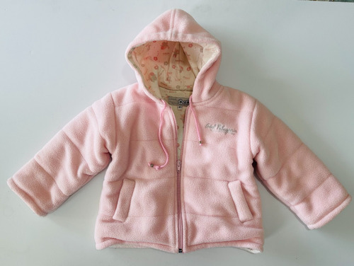 Campera Bebé Polar Abrigada Rosa - Marca Arbol Patagonia