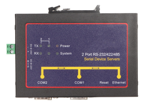 Servidor De Dispositivos Serie Ethernet De Doble Puerto Rs23