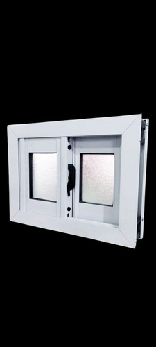 Combo Puerta Placa Pino Js Marco Alum. + Ventiluz 40x30 1 Mt Apertura Izquierda