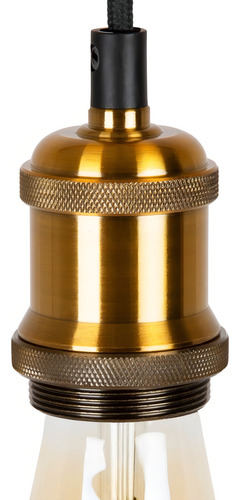 Refletor LED vintage Dekor Dl-1804 35w incluído na cor bronze