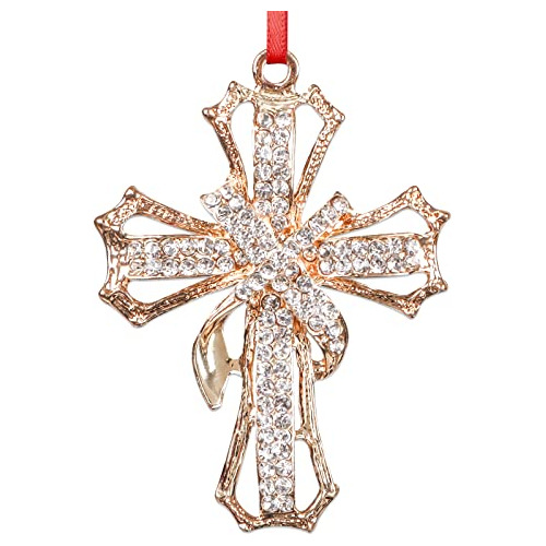 Cruz De Metal Adornos De Navidad Cristianos, Regalos Re...