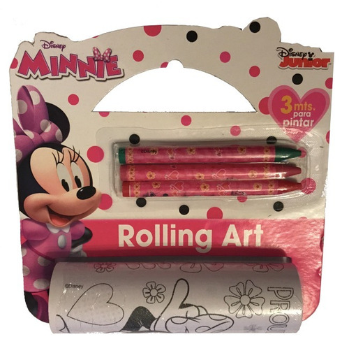 Disney Rollo 3m De Dibujos Pintar Cars Frozen Minnie Mickey