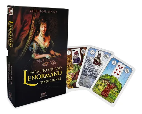 Baraja de libros gitanos Lenormand Traditional Book + 38 cartas