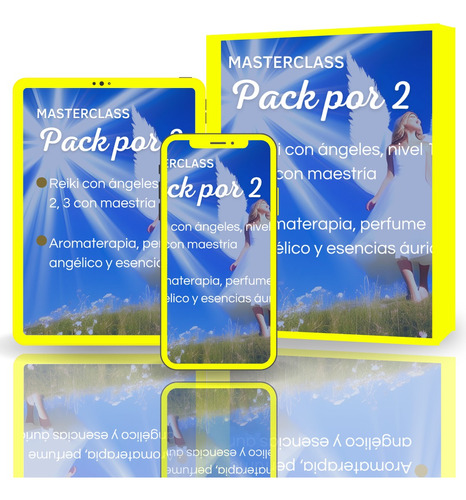 Pack Por 2 De Cursos Holisticos (promocion) Reiki Angelico