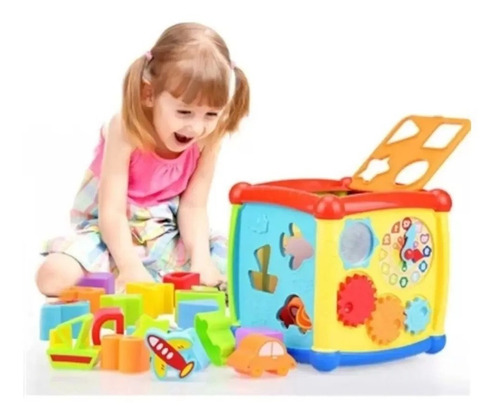 Imagem 3 de 7 de Cubo De Atividades Eletrônico Multikids Baby - Br1241