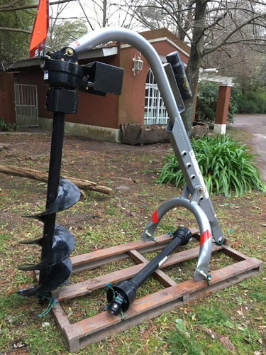 Hoyadora, Perforadora Pocera P/tractor Con 1 Mecha De 30 Cm