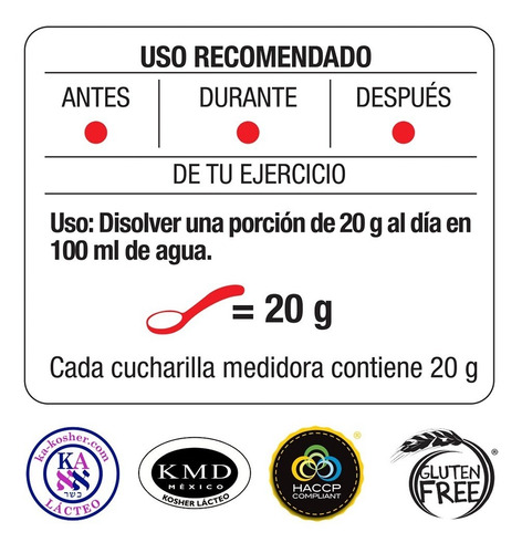 Imagen 7 de 8 de Bcaas - Aminoácidos (leucina:isoleucina:valina ) De 500 G