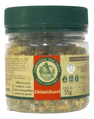 Kit 2x: Chimichurri Companhia Das Ervas 50g