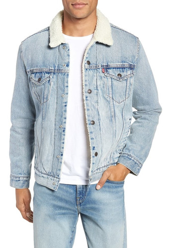 jaqueta jeans levis type 3 sherpa