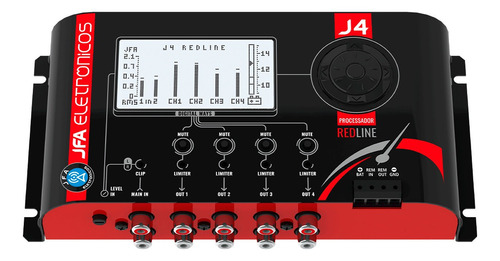  Processador De Audio Equalizador J4 Redline