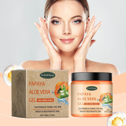 El Gel De Extracto De Aloe Y Papaya R Tensa, Hidrata Profund