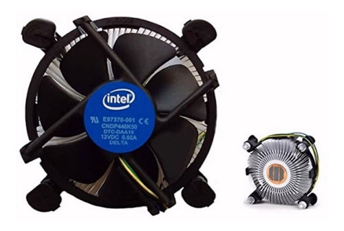 Fan Cooler Intel 1150/1155/1156 Con Base De Cobre (Reacondicionado)