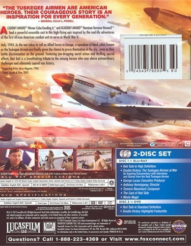 Imagen 2 de 3 de Blu-ray + Dvd Red Tails