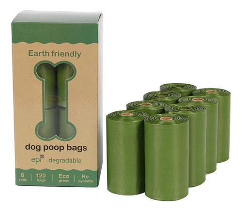 Bolsas De Caca Para Perro Biodegradables 24 Rollos