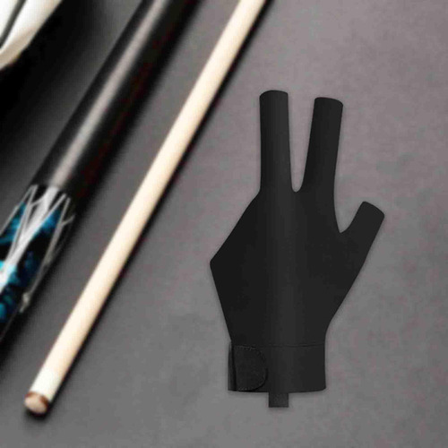 Tai 3 Dedos Glove Glove Glove Glove Pool Cue Left Black S