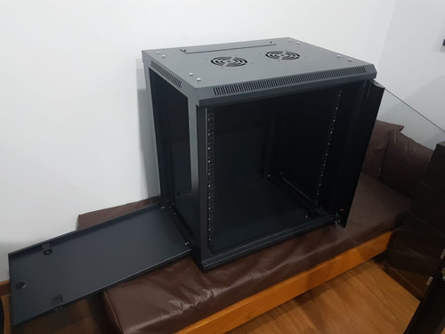 Imagen 4 de 7 de Rack De Red Mural 12u Unidades 19 450mm Prof Prosoft