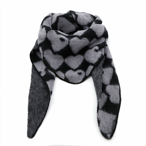 Bufanda Oreiro Love Mujer Estampado 180x60 Bufanda Invierno
