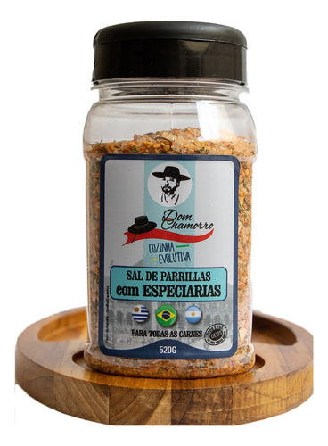Kit Sal De Parrilla Especiarias E Pimenta/reino Dom Chamorro