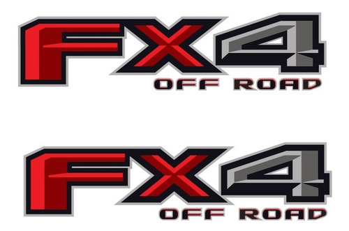 Sticker Fx4 Off Road Costado De Batea Compatible Con F150 F3