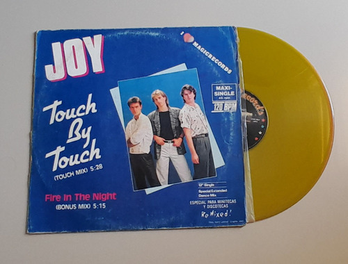Joy Touch By Touch Lp Vinilo Color Maxi Single 1984 