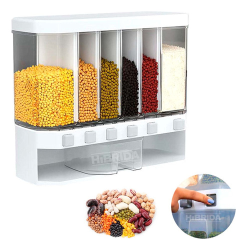 Dispensador De Alimentos Almacena Menestras Cocina Cereales