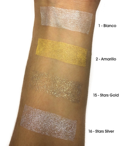 Imagen 3 de 5 de Sombra En Polvo Ultrashine Pigmento Perla Pura Glitter Xúlu Cosméticos Z422