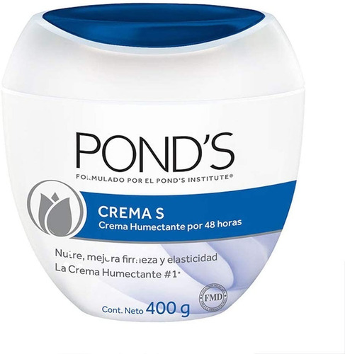 Ponds Crema Facial S Humectante Nutritiva 400g Suave Y Tersa