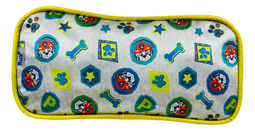 Mochila De Carrito, Lonchera Y Lapicera Paw Patrol Marshall Color Rojo Diseño De La Tela Mod2
