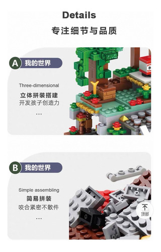 390 Blocos De Construção Para Lego City Warhorse Camp Quatro