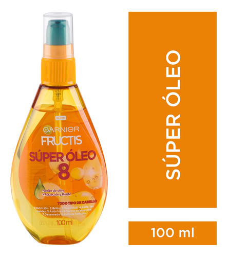 Super Oleo 8 X100ml Oil Repair 3 Fructis Garnier