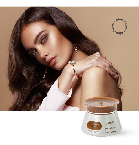 Imagem 2 de 3 de Mutari Canela Mascara Matizadora Tonalizante Kerafashion