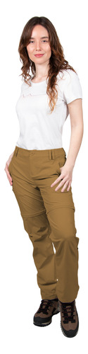 Pantalón Desmontable Kiska Mujer Terracotta Doite