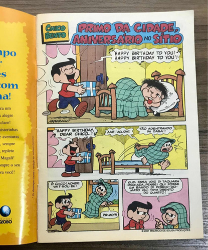 2404 Hq Chico Bento #377 Ed Globo (ótimo Estado) (Usado)