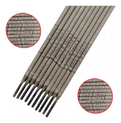 2kg Eletrodo De Solda Para Aço Sae 1045 Aws E7018 3,25mm 1/8