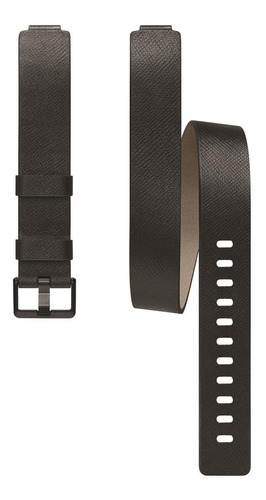 Correa Doble De Cuero Fitbit Para Inspire Negro