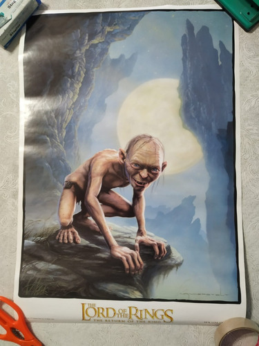 Poster De Gollum El Señor De Los Anillos El Retorno Del Rey